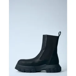 Leather Tractor Boots with Track Outsole