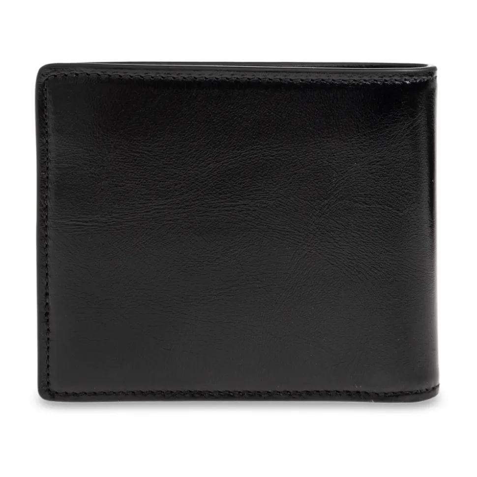 Leather Wallet with Appliqué