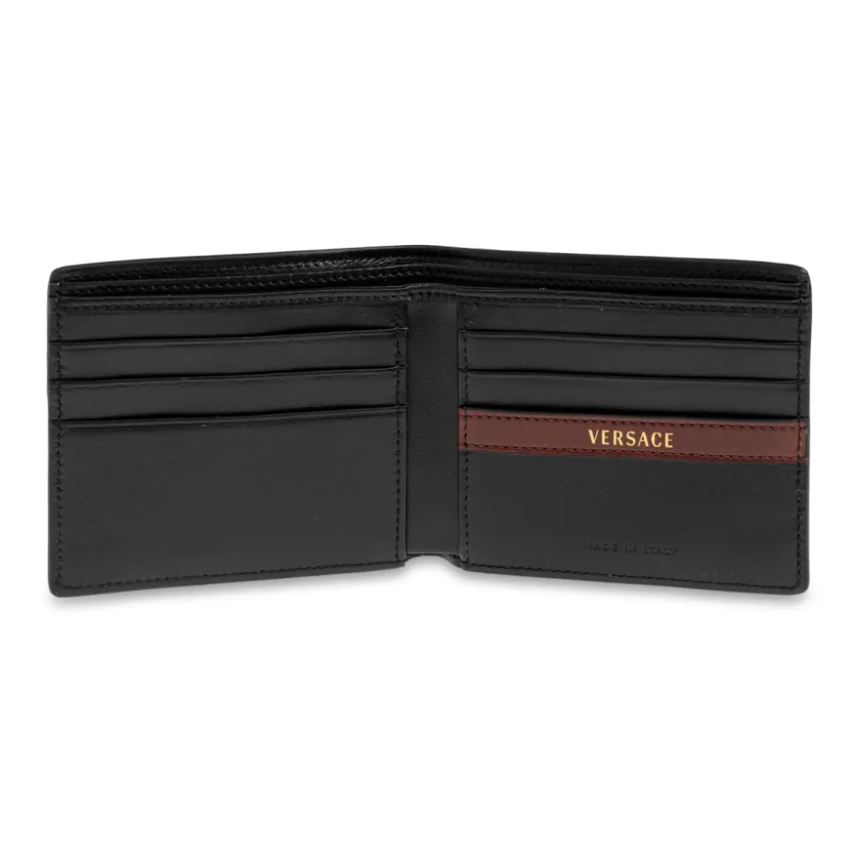 Leather Wallet with Appliqué