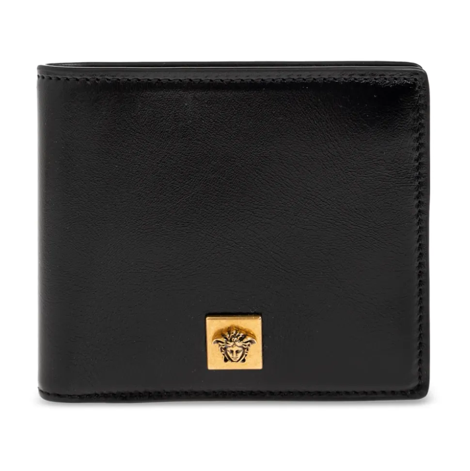 Leather Wallet with Appliqué