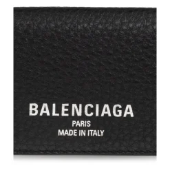 Leather Wallet with Printed Logo