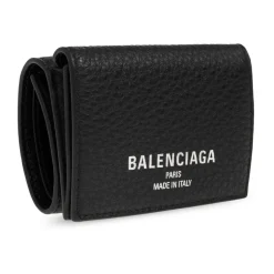 Leather Wallet with Printed Logo