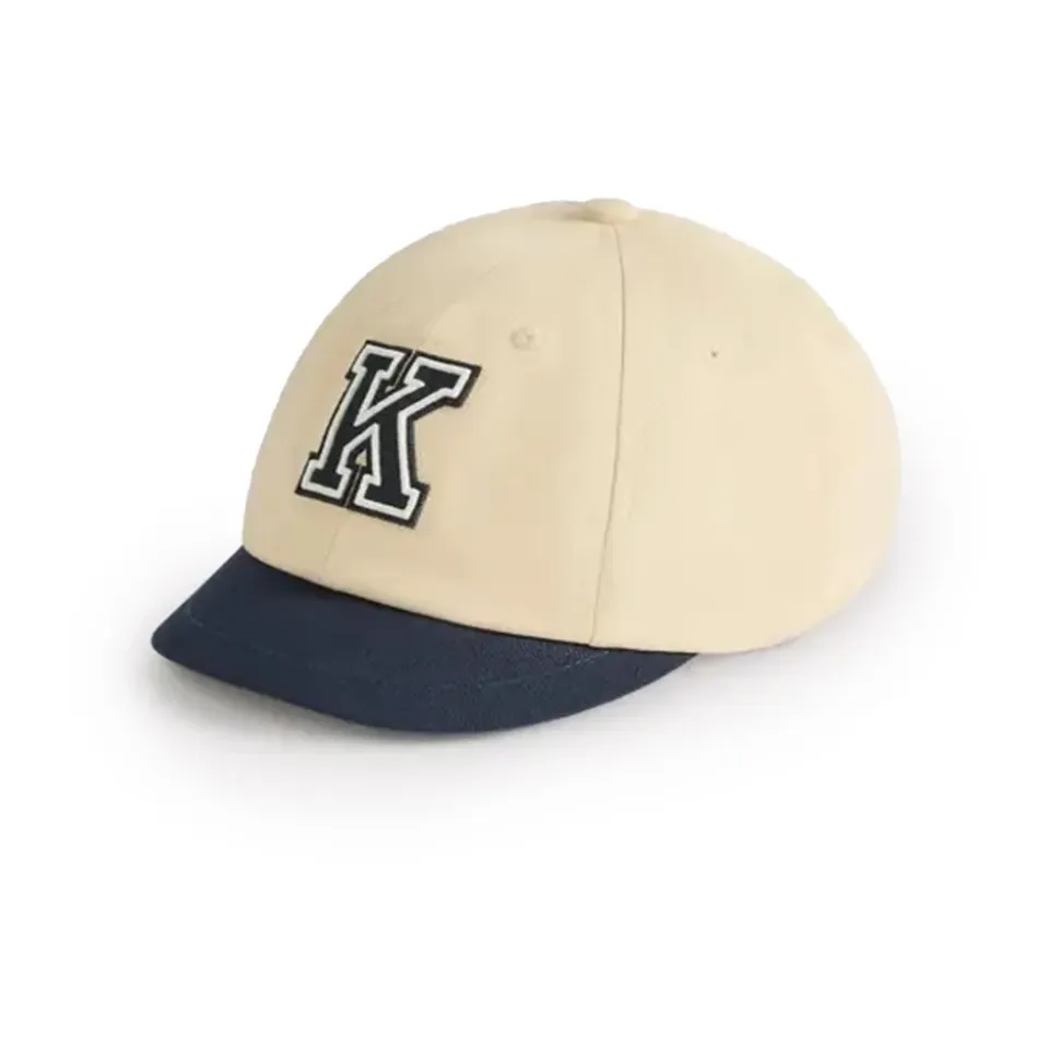 Letter Baseball Cap in Navy