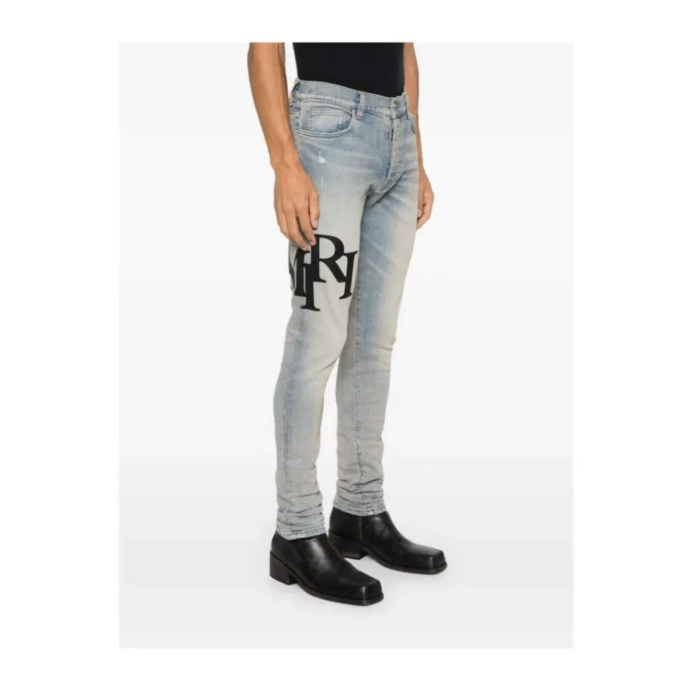 Light Blue Classic Button Fly Jeans