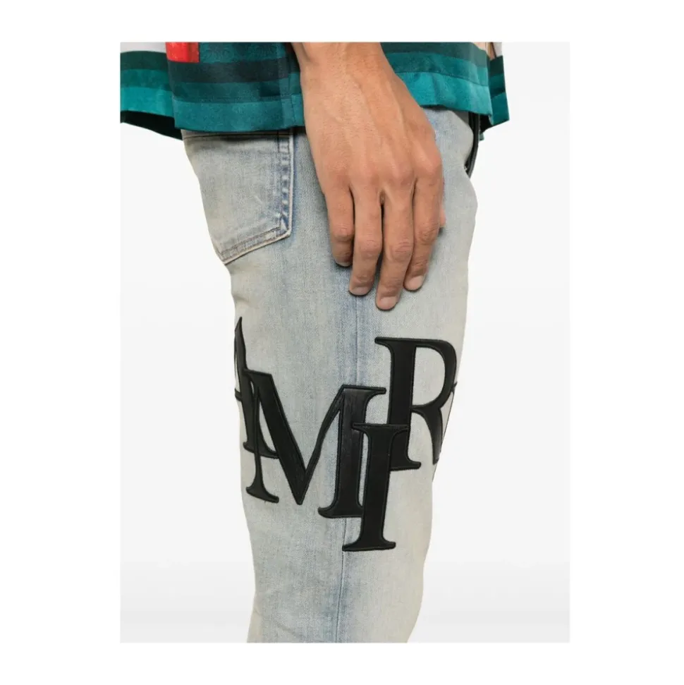 Light Blue Classic Button Fly Jeans