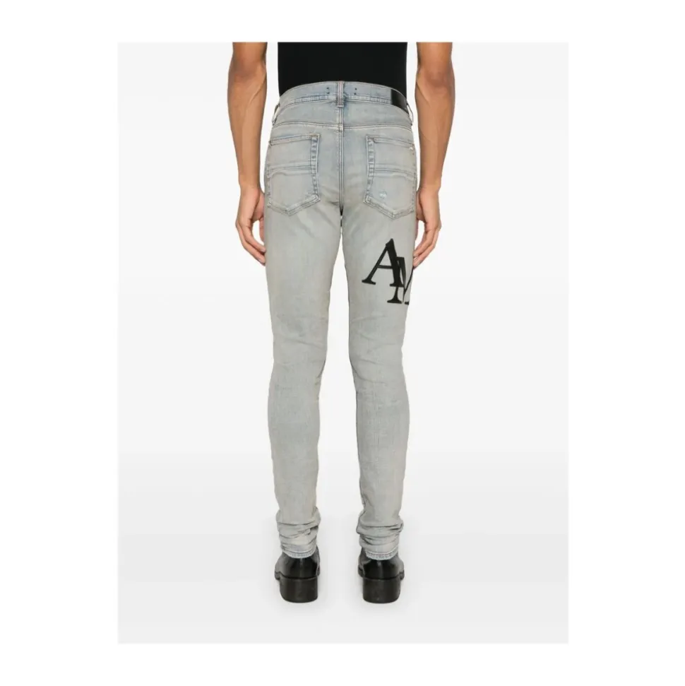 Light Blue Classic Button Fly Jeans