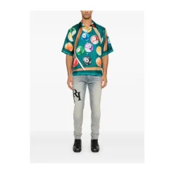 Light Blue Classic Button Fly Jeans