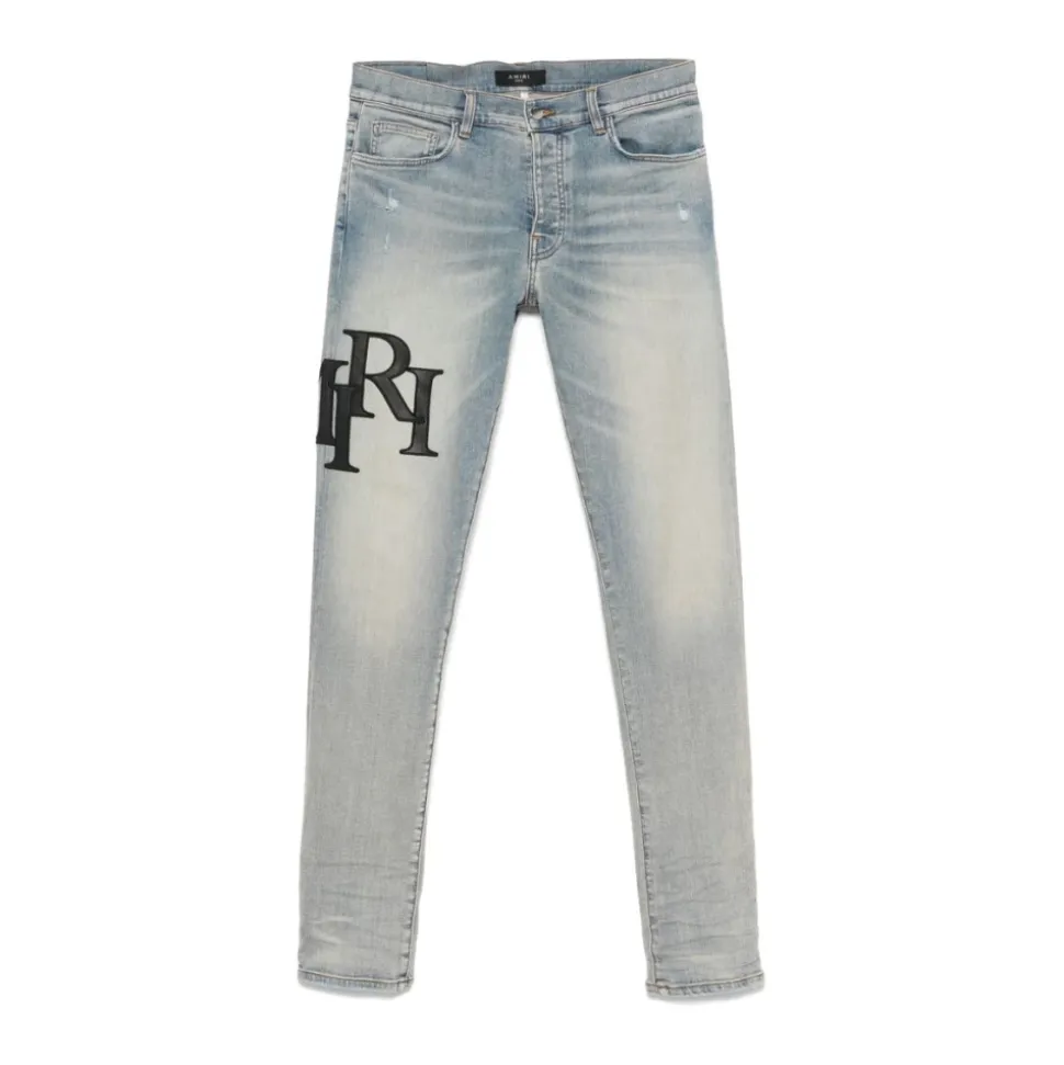 Light Blue Classic Button Fly Jeans
