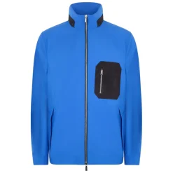 Light blue jacket, modern and versatile