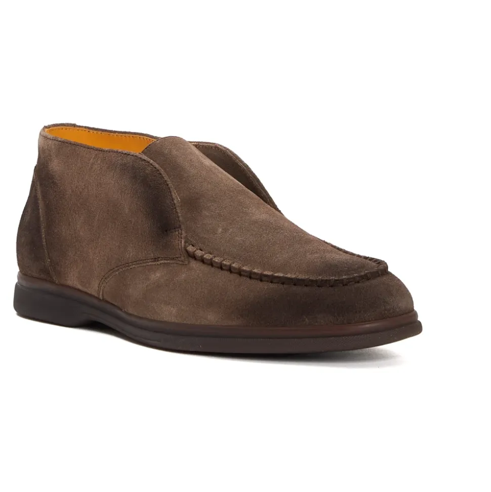 Light Brown Laced Desert Shoes