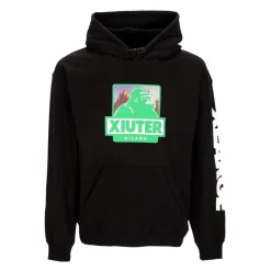 Light Hooded Logo Hoodie Black