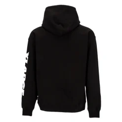 Light Hooded Logo Hoodie Black