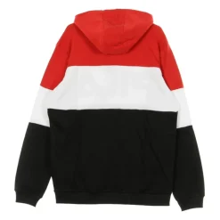Lightweight Hoodie Night Blocked Red/Black/White