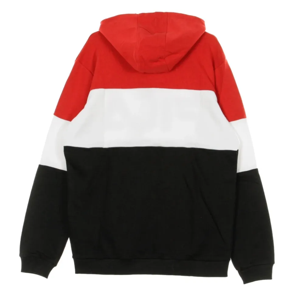 Lightweight Hoodie Night Blocked Red/Black/White