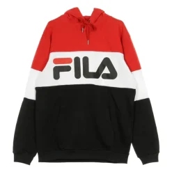 Lightweight Hoodie Night Blocked Red/Black/White