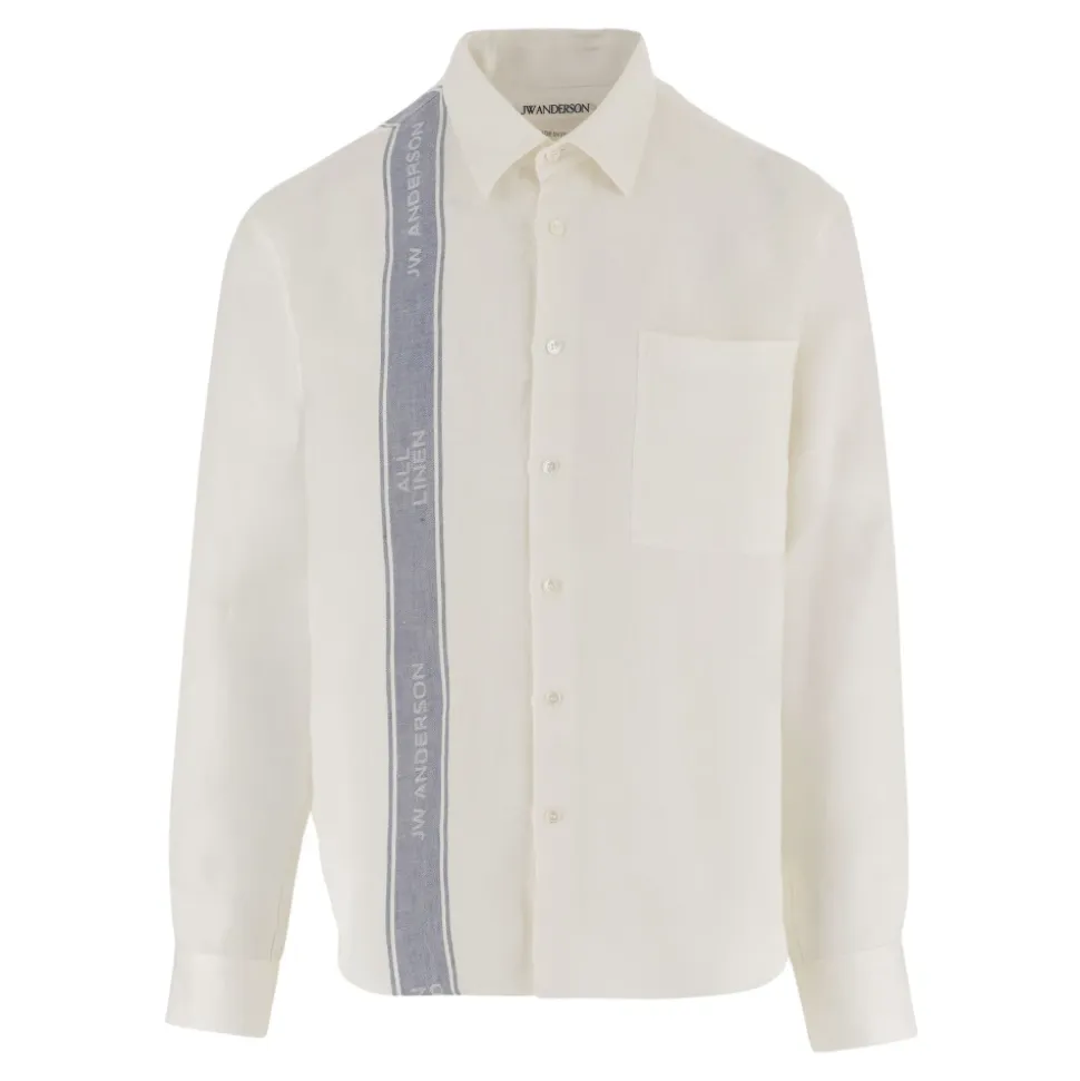 Linen Shirt with Logo