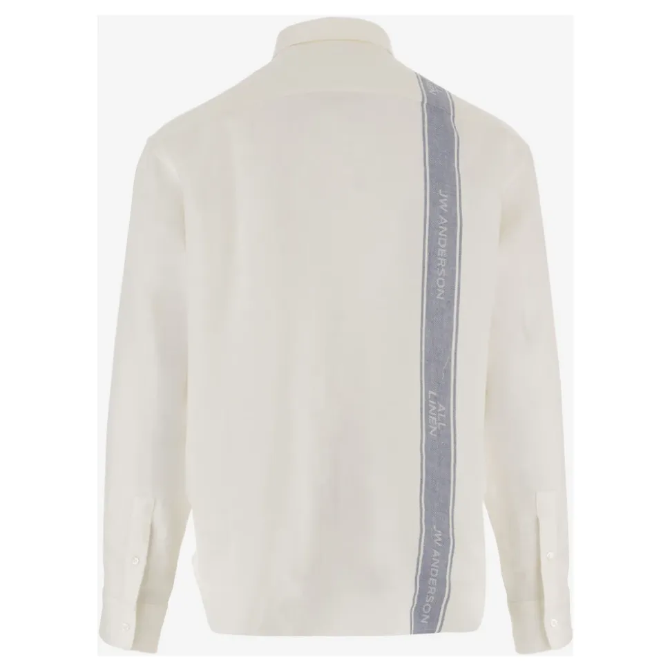 Linen Shirt with Logo
