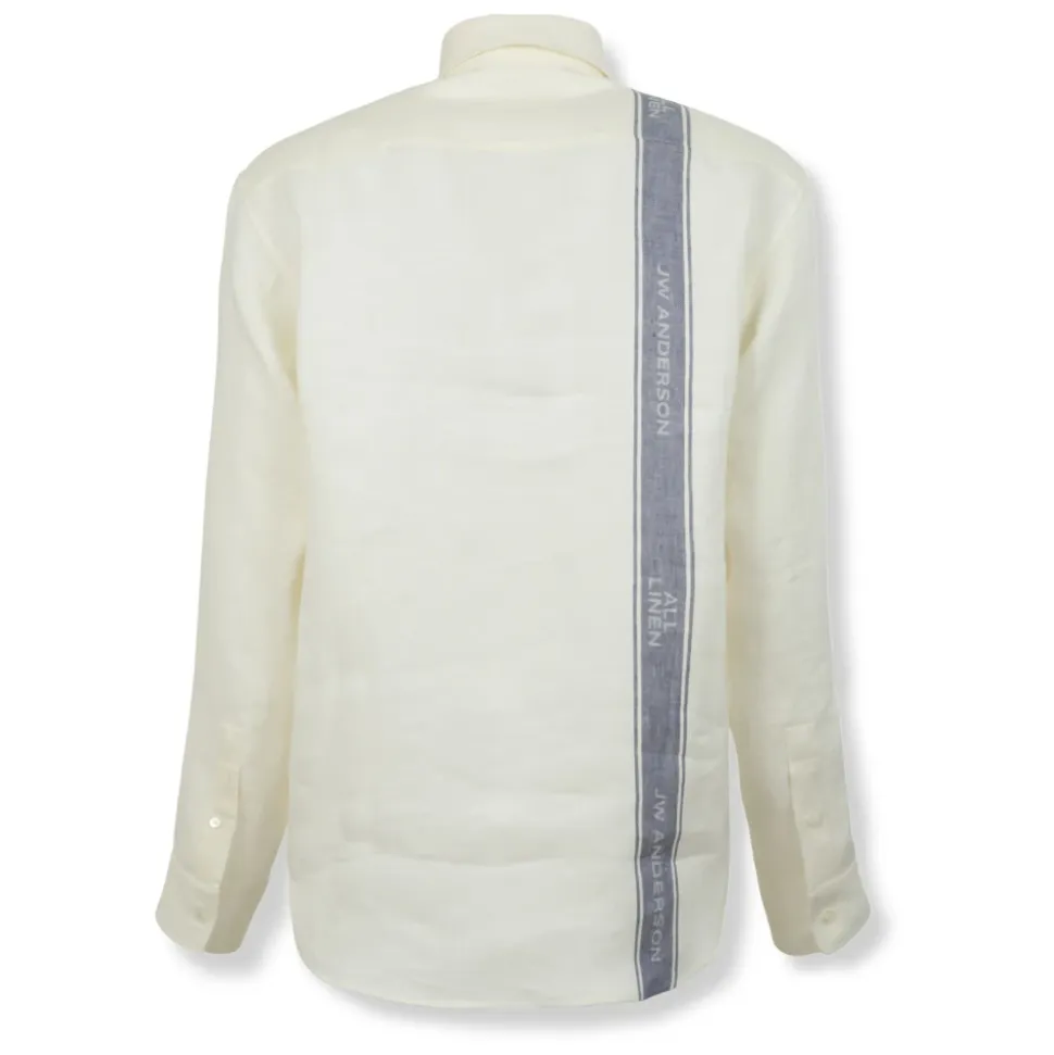 Linen Tea Towel Stripe Shirt