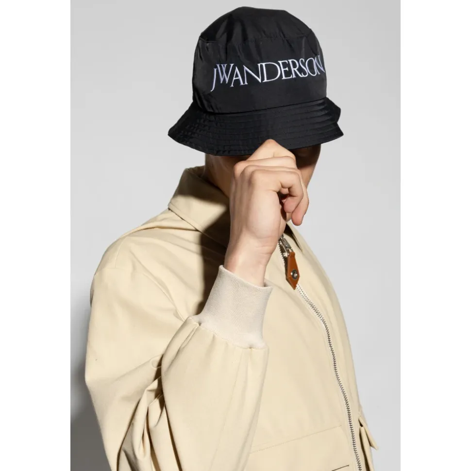 Logo Embroidered Bucket Hat