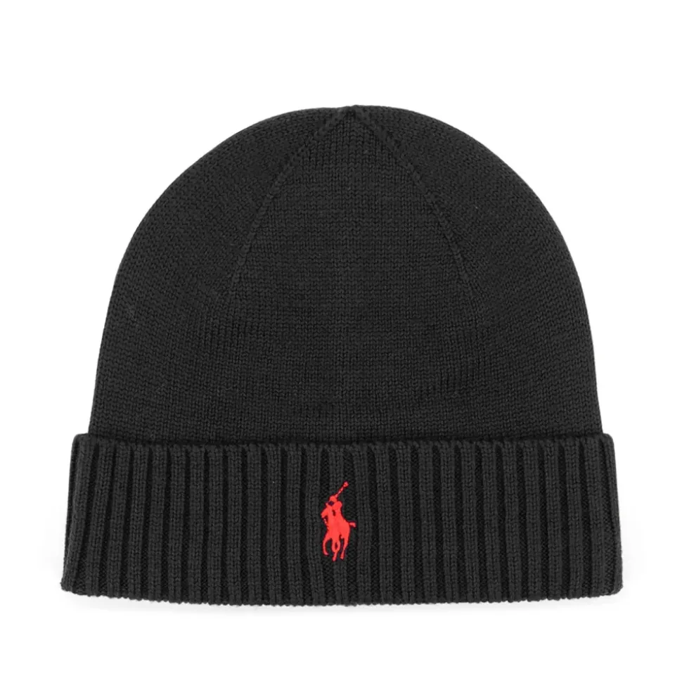 Logo-Embroidered Wool Beanie