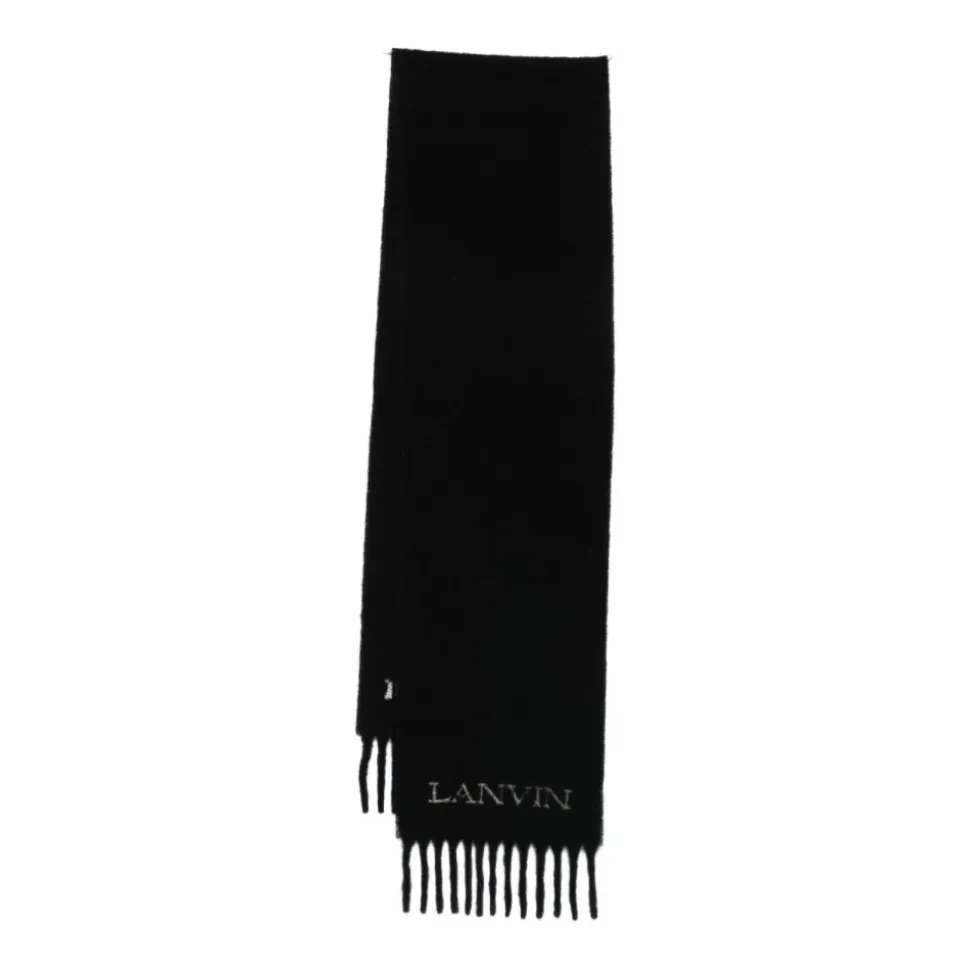 Logo Fringed Scarf