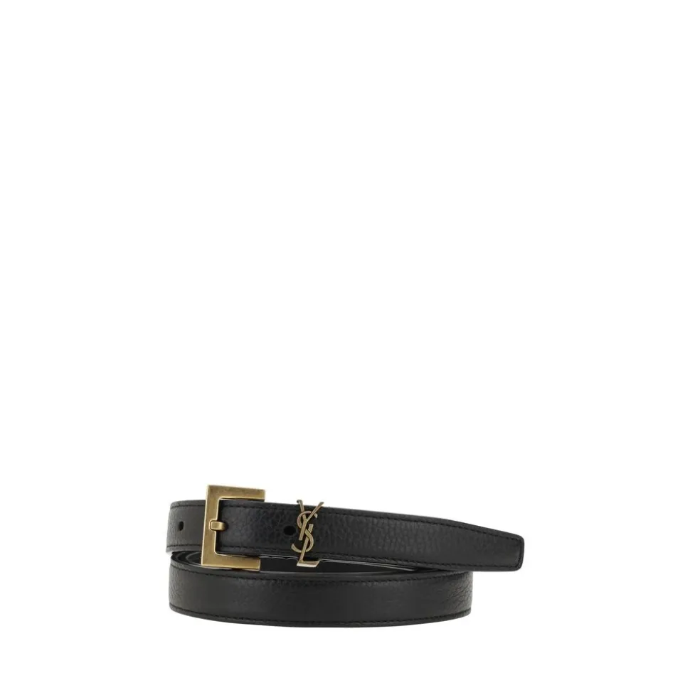 Logo Leather Belt