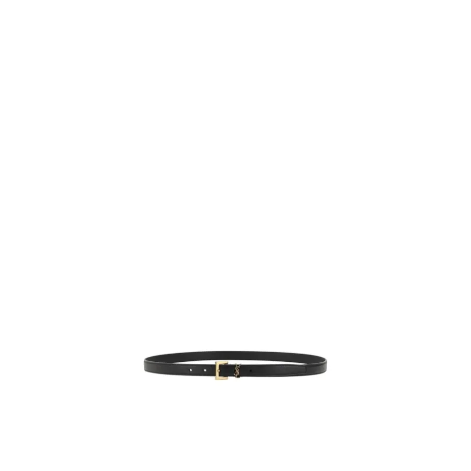 Logo Leather Belt