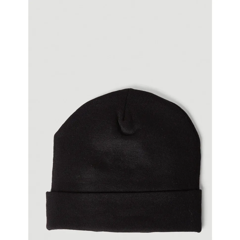 Logo Patch Beanie Hat