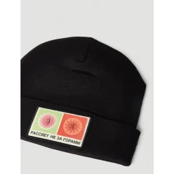 Logo Patch Beanie Hat
