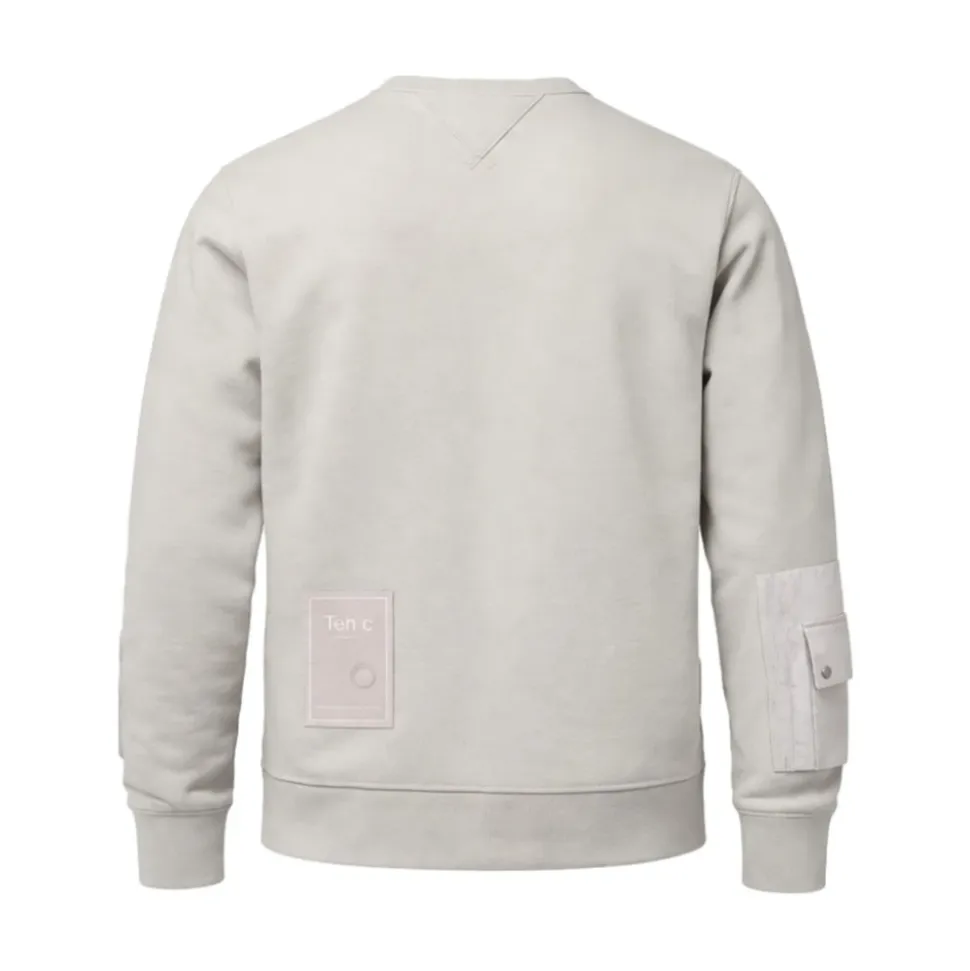 Logo Patch Crewneck Sweatshirt