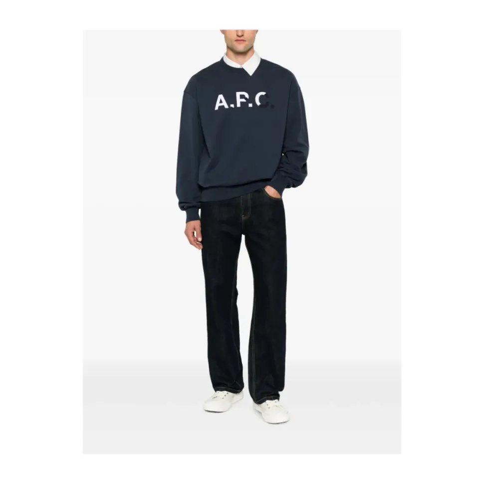 Logo Print Crew Neck Sweatshirt