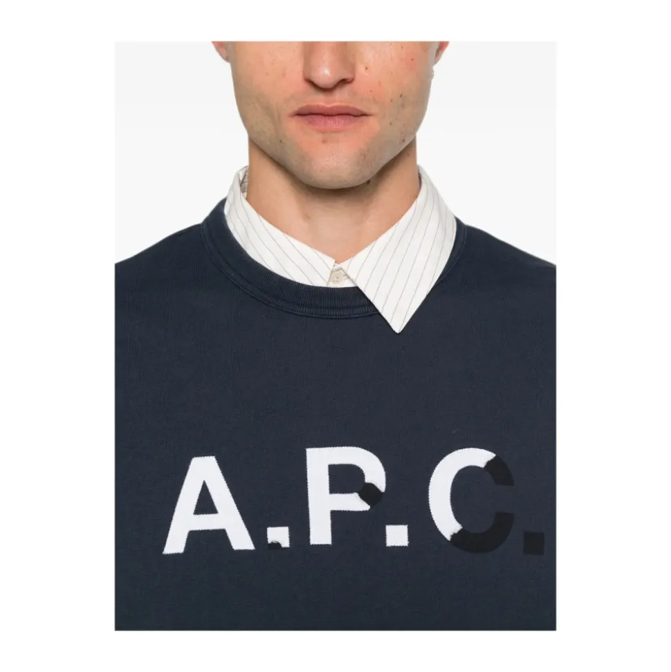 Logo Print Crew Neck Sweatshirt