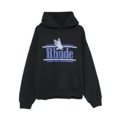 Logo-Print Pouch-Pocket Hoodie