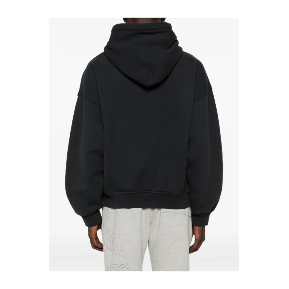 Logo-Print Pouch-Pocket Hoodie