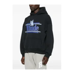 Logo-Print Pouch-Pocket Hoodie