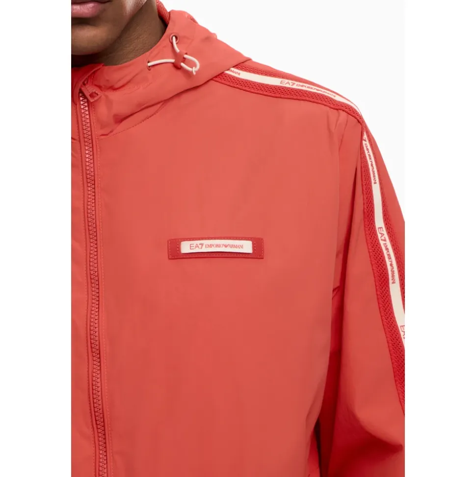 Logo Series Nylon Hooded Jacket