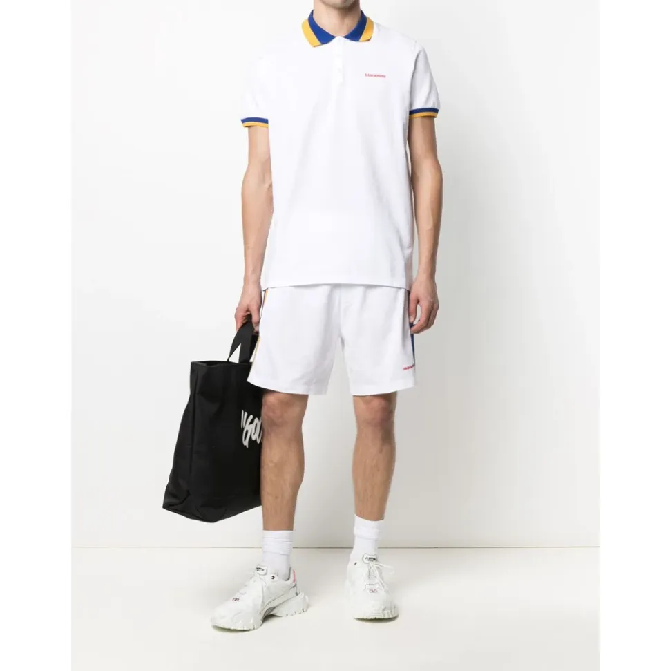 Logo Side Stripe Gym Shorts
