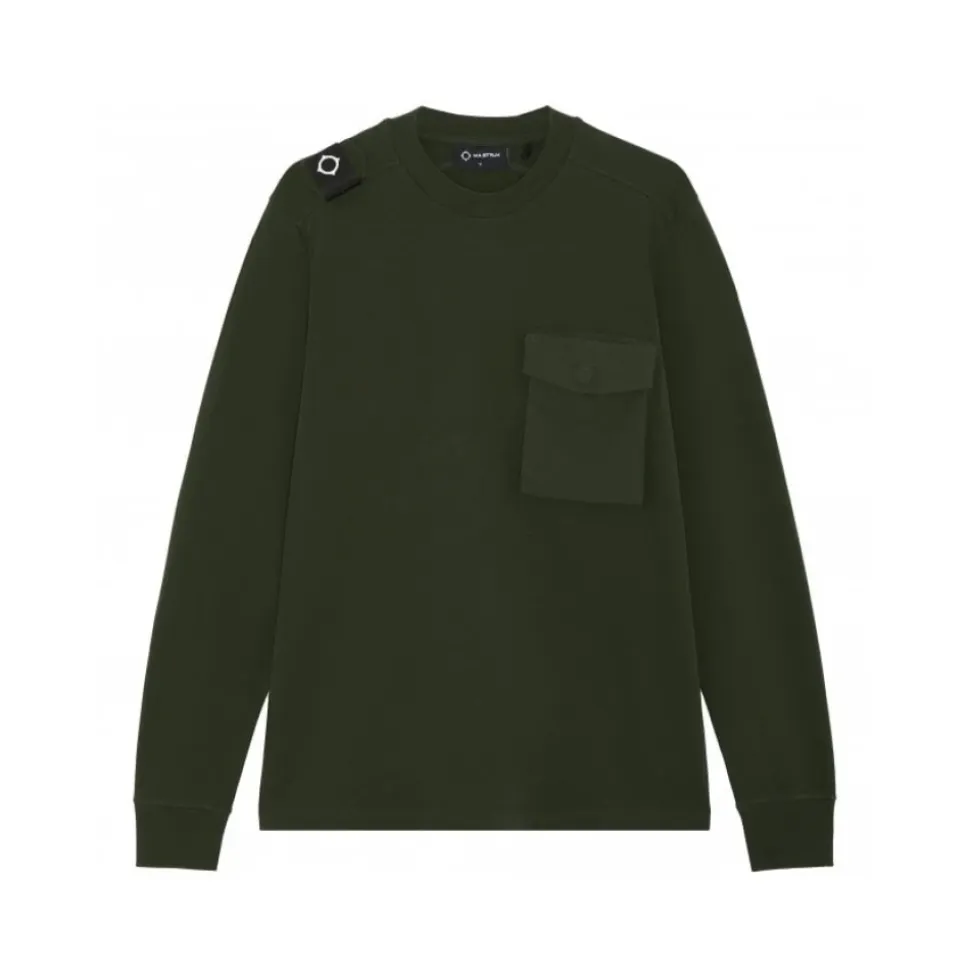 Long Sleeve Cargo Pocket Tee