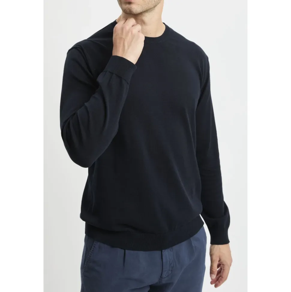 Long-sleeve Round-neck Knit