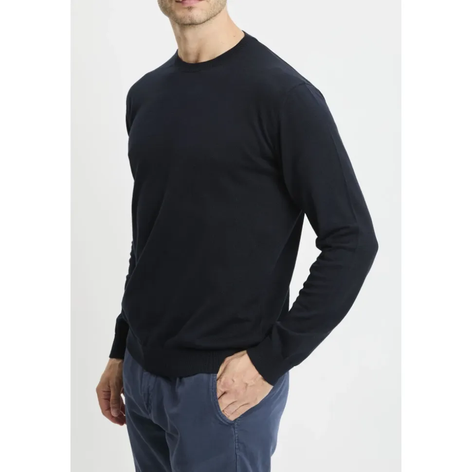 Long-sleeve Round-neck Knit
