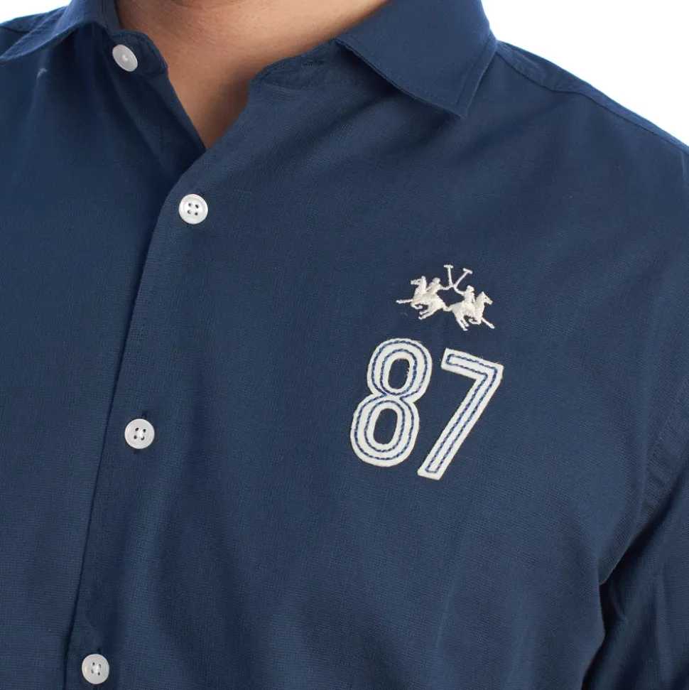 Long Sleeve Shirt with Embroidered Details