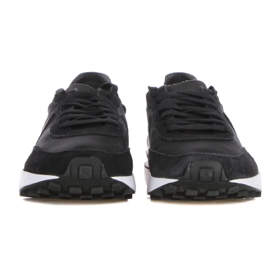 Low Sneaker Black/White/Orange Waffle Style
