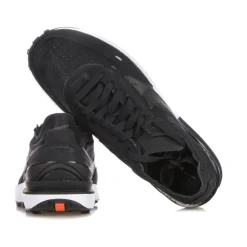 Low Sneaker Black/White/Orange Waffle Style
