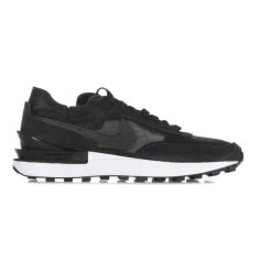 Low Sneaker Black/White/Orange Waffle Style