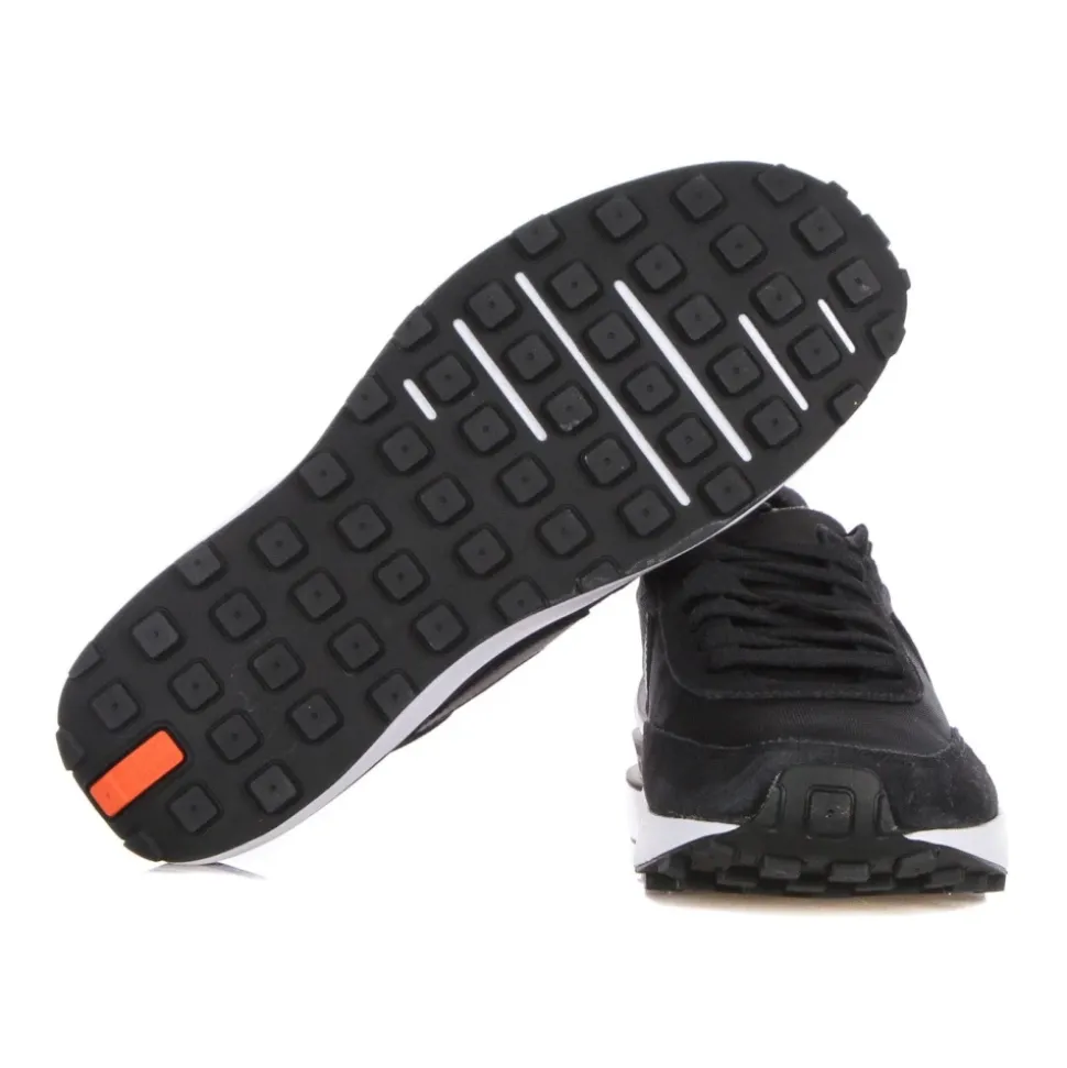 Low Sneaker Black/White/Orange Waffle Style