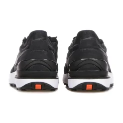Low Sneaker Black/White/Orange Waffle Style