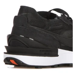 Low Sneaker Black/White/Orange Waffle Style