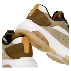 Low Sneaker Khaki/White/Light Olive Reflective
