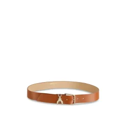 Low-waist Hammered Calfskin Belt