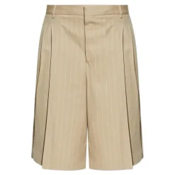 Low Waist Wide Bermuda Shorts